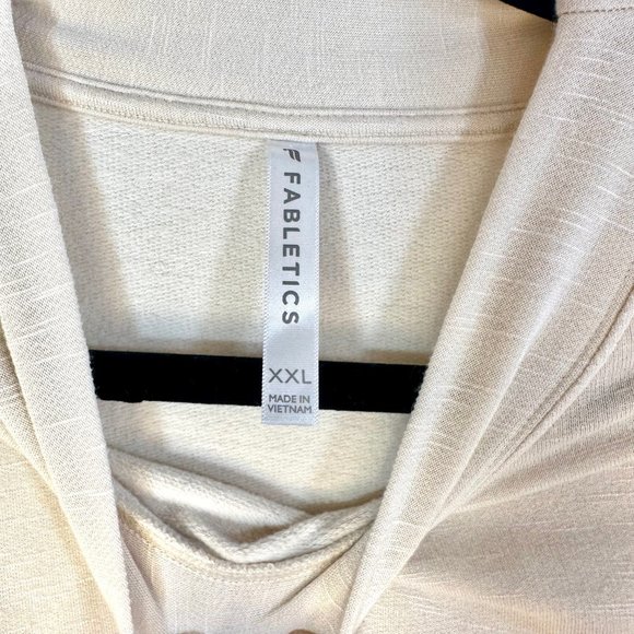 Fabletics Luna Cream Mock neck Long-Sleeve Pullover XXL - Picture 7 of 8